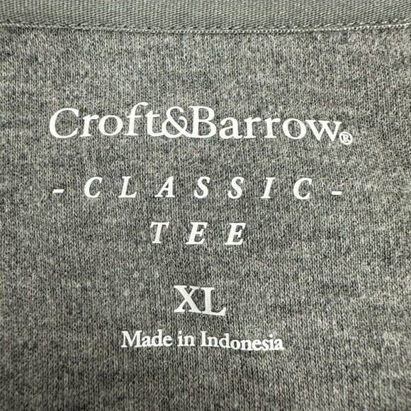 Croft & Barrow Classic Tee XL Cardinal Wreath Gray Long Sleeve Womens Shirt - Picture 4 of 6